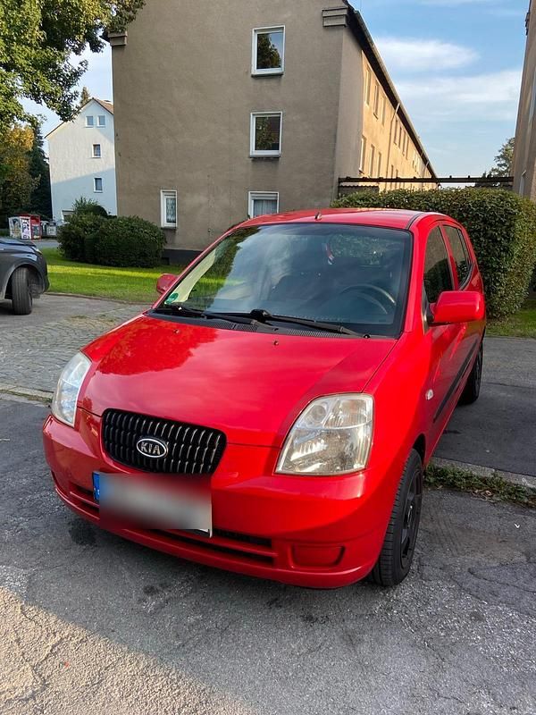 Rot Gebraucht 2007 Kia Picanto 2 Kleinwagen | 1.000 € - Bild 1/4