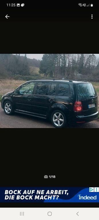 Gebraucht VW Touran 102 PS (75 kW) 2006 Schwarz Van / Kleinbus