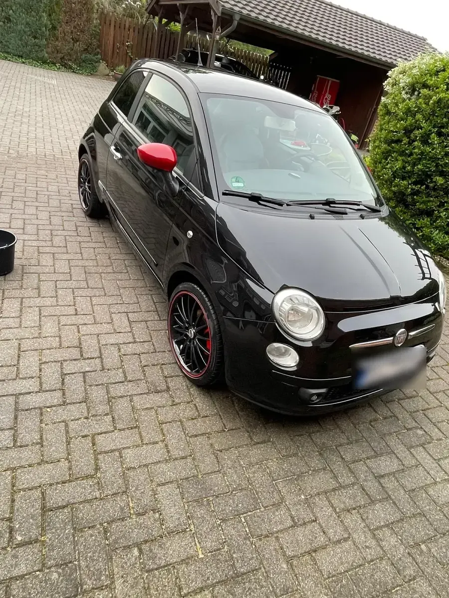 Gebraucht Fiat 500 101 PS (74 kW) 2007 Schwarz Kleinwagen