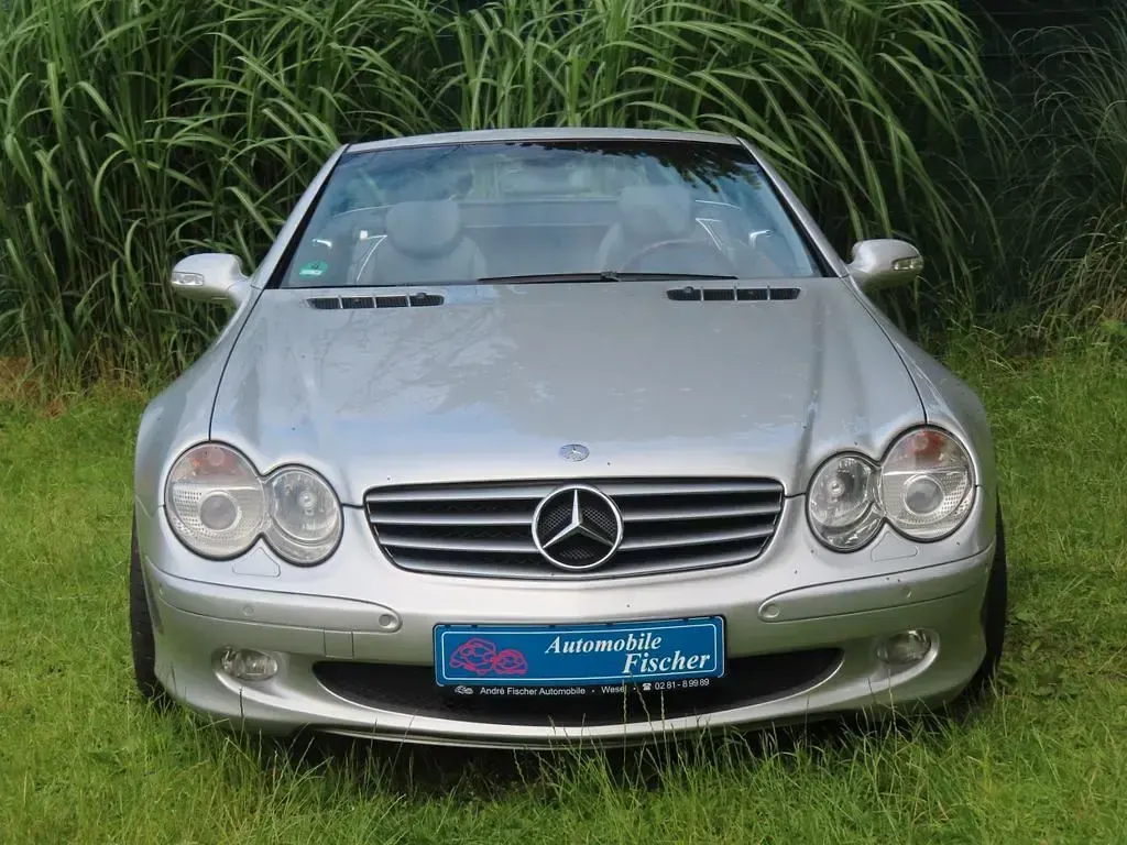 Gebraucht Mercedes SL500 306 PS (225 kW) 2001 Silber Cabrio