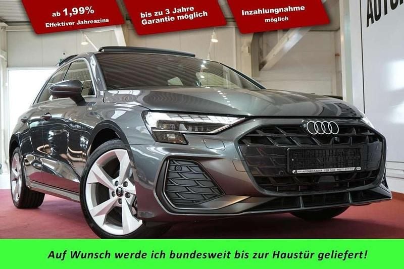 Daytona gray pearl effect Gebraucht 2025 Audi A3 Sportback S-Line Kombi | 37.980 € (Guter Preis) - Bild 1/4