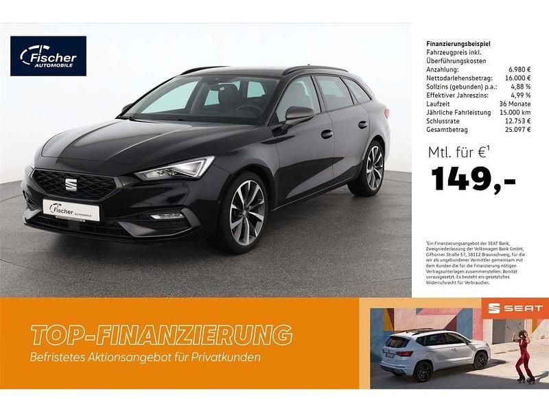 Schwarz Gebraucht 2021 Seat Leon FR Kombi | 22.980 € (Fairer Preis) - Bild 1/4