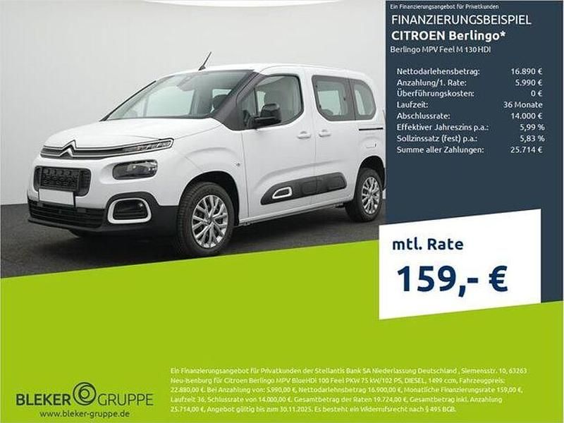 Lackierung weiss icy/typ aussenverkleidung spiegel flach standard Gebraucht 2023 Citroën Berlingo Feel Van / Kleinbus | 22.880 € (Fairer Preis) - Bild 1/3