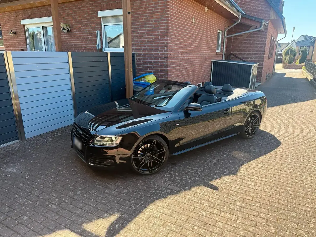 Gebraucht Audi A5 Cabriolet S-Line 239 PS (175 kW) 2011 Schwarz Cabrio