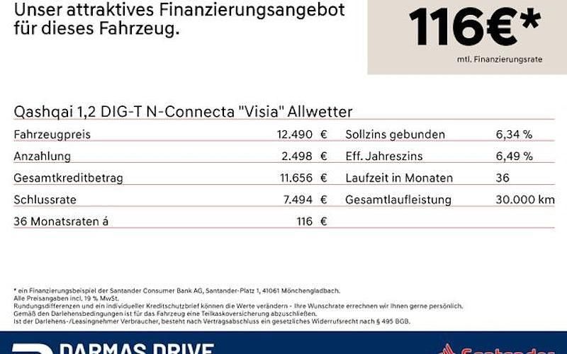 Gebraucht Nissan Qashqai N-Connecta 116 PS (85 kW) 2017 Rot SUV