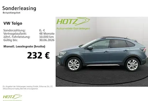 Używany VW Taigo Move 150 KM (110 kW) 2024 Zielony SUV
