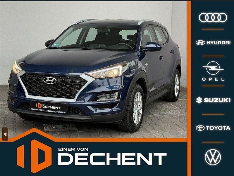 Blau Gebraucht 2019 Hyundai Tucson SUV | 14.919 € (Guter Preis) - Bild 1/4