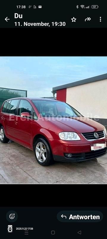 Rot Gebraucht 2004 VW Touran Van / Kleinbus | 4.500 € (Teuer) - Bild 1/1