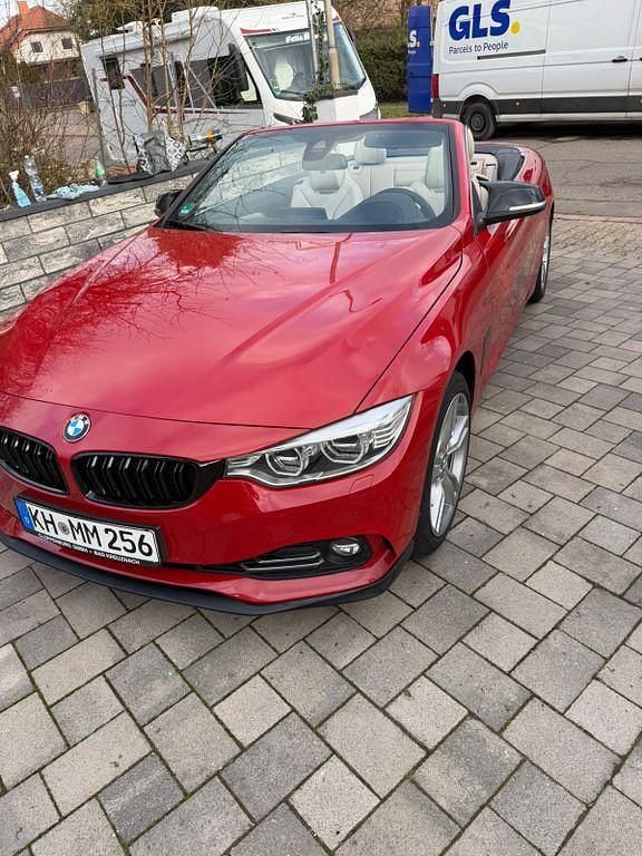 Rot Gebraucht 2016 BMW 430 Cabriolet Luxury Line Cabrio | 21.500 € (Teuer) - Bild 1/4