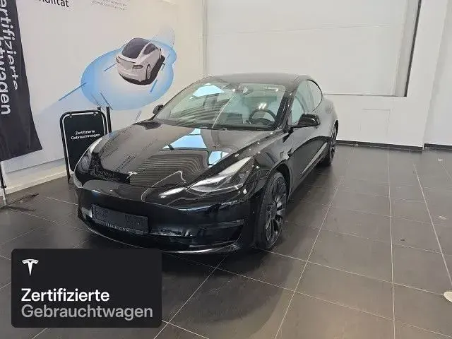 Occasion Tesla Model 3 Performance 377 kW (513 PK) 2023 Zwart Sedan