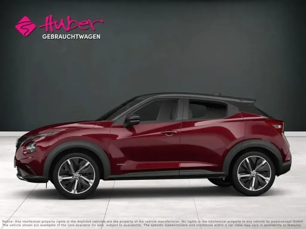 Gebraucht Nissan Juke N-Connecta 143 PS (105 kW) 2023 Burgundy metallic (metallic) SUV