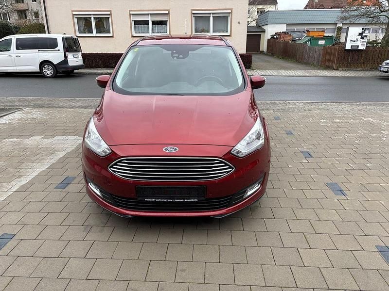 Gebraucht Ford Grand C-Max Titanium 125 PS (91 kW) 2016 Rot Van / Kleinbus