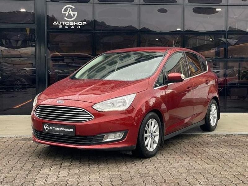 Rot Gebraucht 2016 Ford C-MAX Titanium Van / Kleinbus | 4.900 € (Superpreis) - Bild 1/4