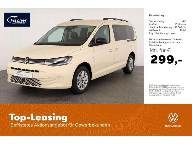 Hellelfenbein r1015 Neu 2025 VW Caddy Life Van / Kleinbus | 40.036 € (Fairer Preis) - Bild 1/4