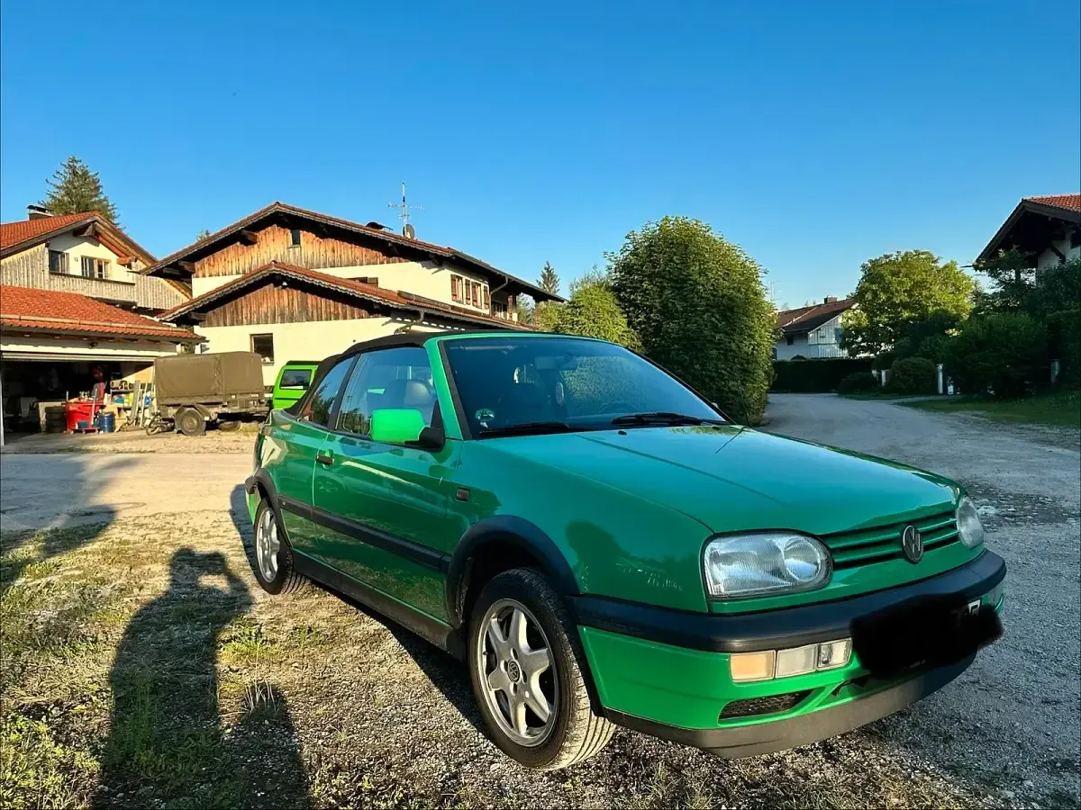 Gebraucht VW Golf Cabriolet Conceptline 90 PS (66 kW) 1995 Grün Cabrio