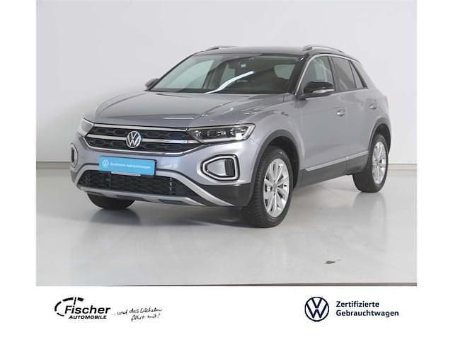 Silber Gebraucht 2024 VW T-Roc Style SUV | 28.440 € (Guter Preis) - Bild 1/3