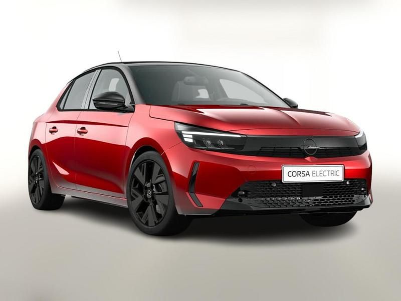 Kiss rot metallic / dach schwarz Neu 2025 Opel Corsa-e Kleinwagen | 24.422 € - Bild 1/4