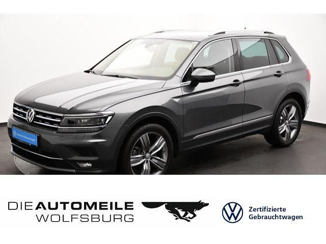 Indiumgrau metallic Gebraucht 2019 VW Tiguan Highline SUV | 25.390 € (Guter Preis) - Bild 1/4