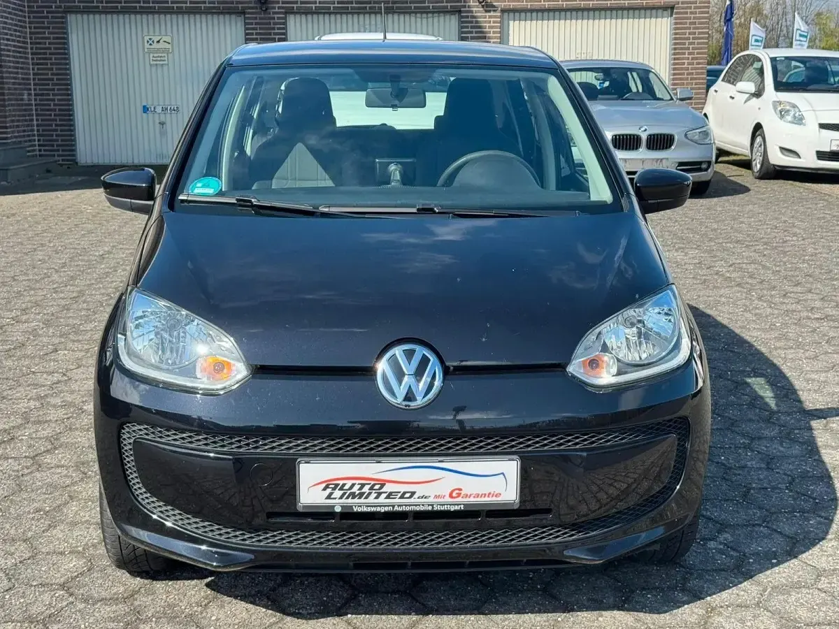 Gebraucht VW up! move up! 60 PS (44 kW) 2016 Schwarz Kleinwagen