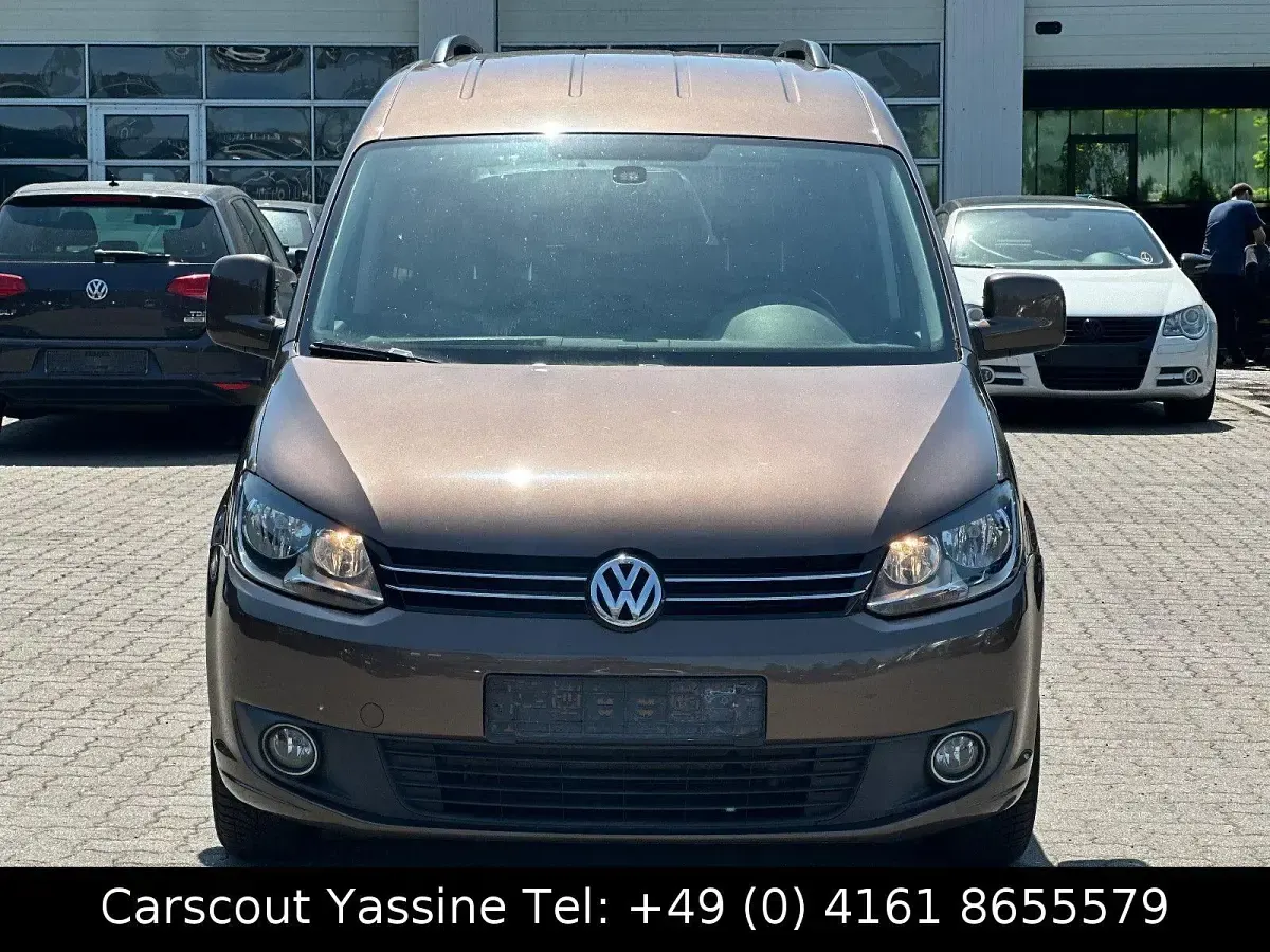 Gebraucht VW Caddy 102 PS (75 kW) 2014 Braun Van / Kleinbus
