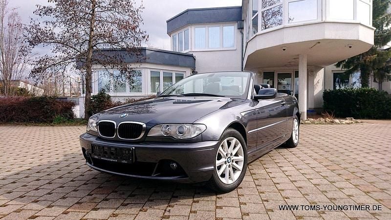 Sparkling graphite metallic Gebraucht 2006 BMW 318 Cabriolet Sport Line Cabrio | 9.990 € (Teuer) - Bild 1/4
