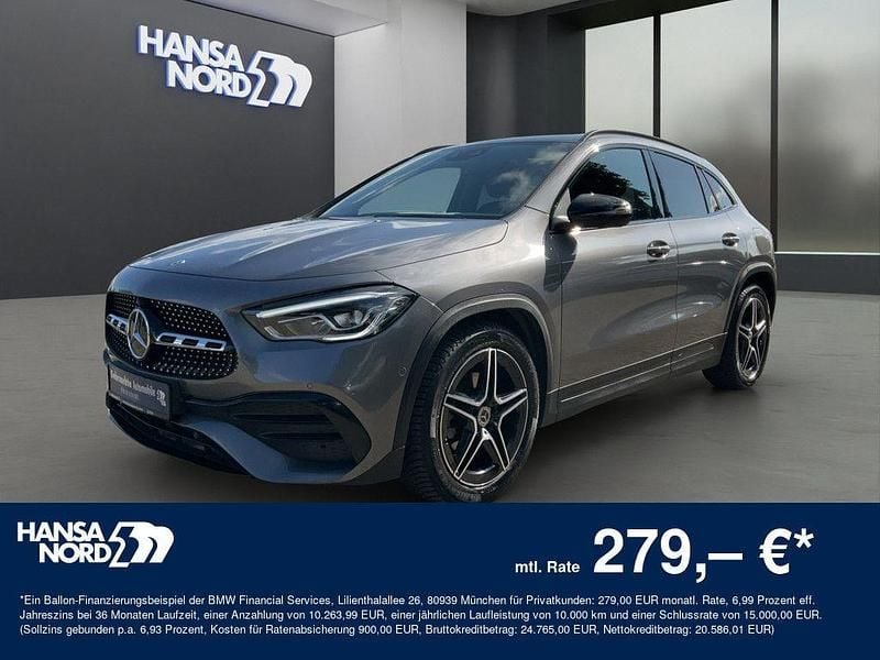 Grau Gebraucht 2021 Mercedes GLA200 AMG line SUV | 29.950 € (Guter Preis) - Bild 1/4
