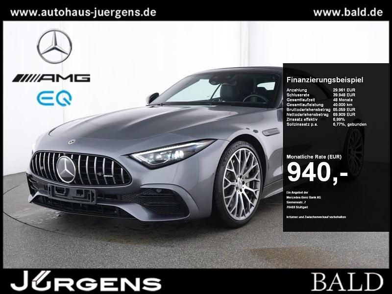 Grau selenite grey metallic Gebraucht 2024 Mercedes SL43 AMG Premium Cabrio | 99.690 € (Etwas zu teuer) - Bild 1/4