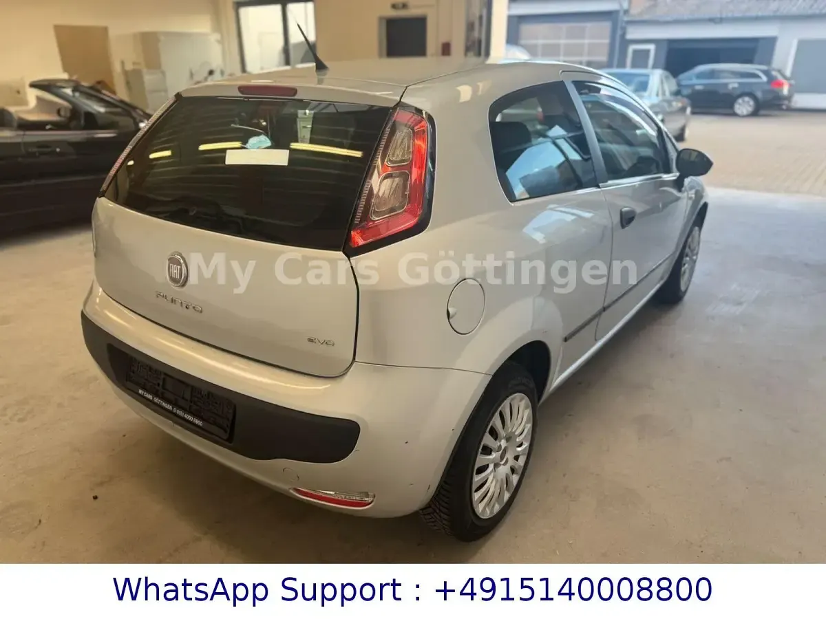 Gebraucht Fiat Punto Evo Active 77 PS (56 kW) 2010 Silber Kleinwagen