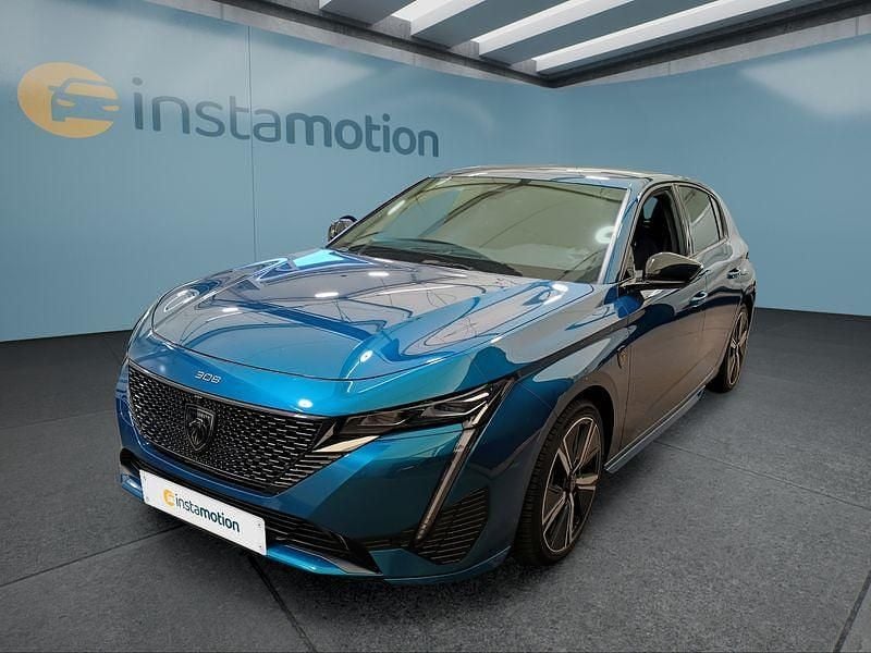 Blau Gebraucht 2024 Peugeot 308 Kleinwagen | 26.549 € (Fairer Preis) - Bild 1/4