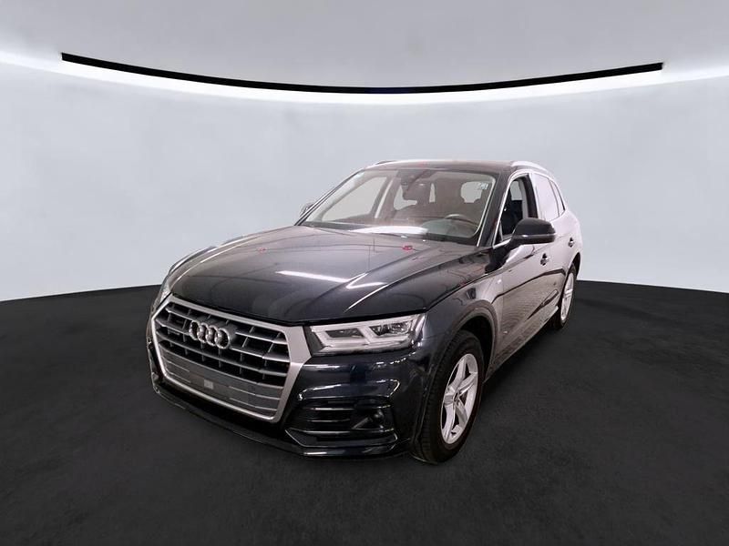 Mondscheinblau metallic (metallic) Gebraucht 2020 Audi Q5 SUV | 26.989 € (Superpreis) - Bild 1/3