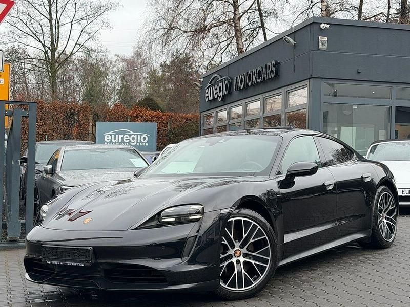 Schwarz Gebraucht 2021 Porsche Taycan Limousine | 51.890 € (Superpreis) - Bild 1/4