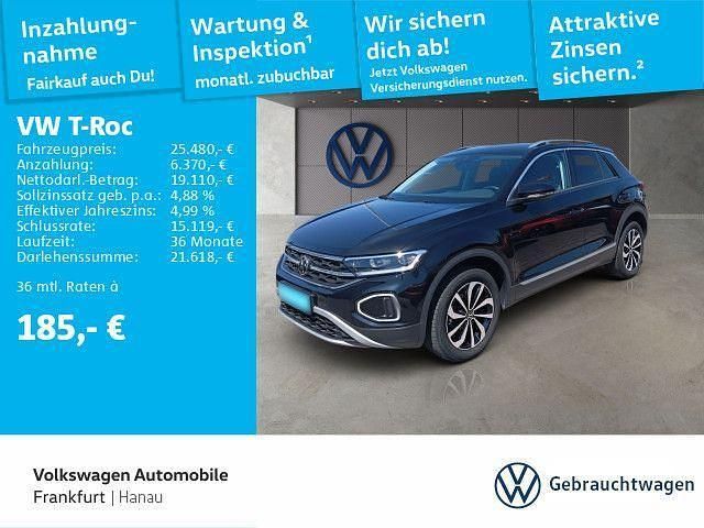 Deep black perleffekt Gebraucht 2022 VW T-Roc Style SUV | 25.480 € (Guter Preis) - Bild 1/4