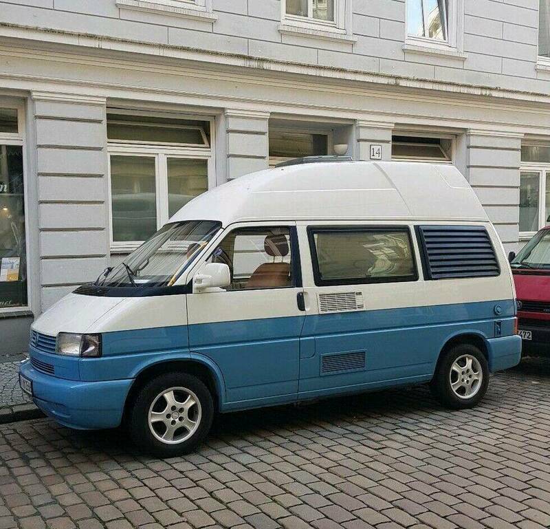 Verkauft VW T4 Bus /Hochdach/ camper, gebraucht 1999, 231.000 km in  Hamburg-Mitte - ...