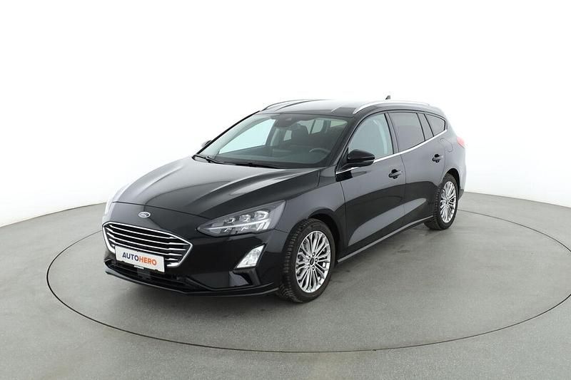 Schwarz Gebraucht 2019 Ford Focus Titanium Kombi | 15.250 € (Etwas zu teuer) - Bild 1/3