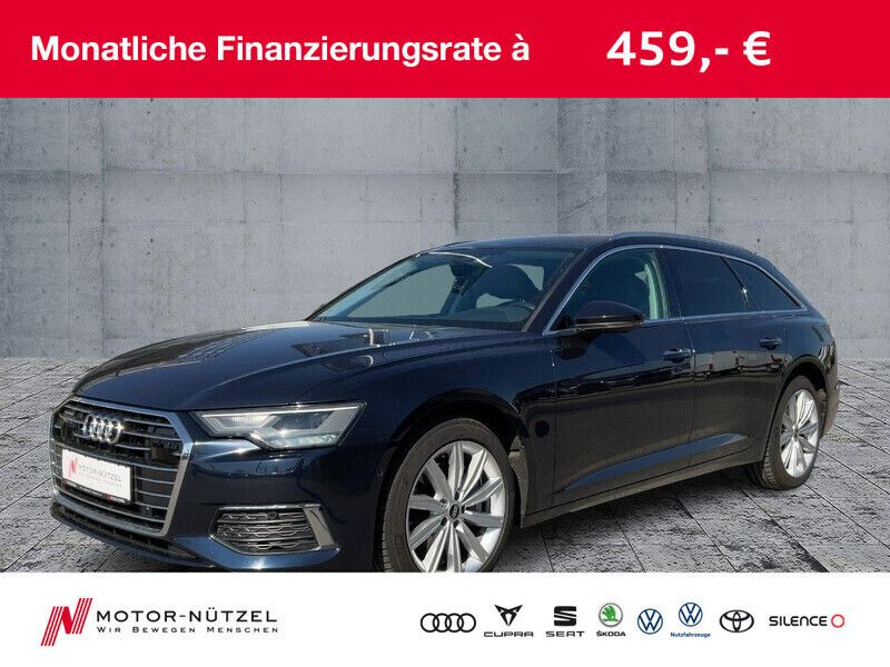 Firmamentblau metallic Gebraucht 2021 Audi A6 Design Kombi | 34.560 € (Guter Preis) - Bild 1/4