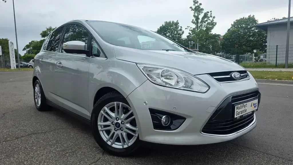 Gebraucht Ford C-MAX Titanium 125 PS (91 kW) 2014 Silber Van / Kleinbus