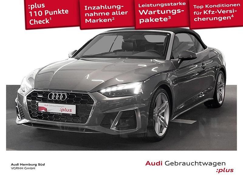 Chronosgrau metallic Gebraucht 2023 Audi A5 Cabriolet S-Line Cabrio | 44.760 € (Fairer Preis) - Bild 1/3
