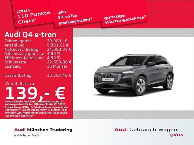 Gebraucht Audi Q4 e-tron Ambiente 150 kW (204 PS) 2023 Kieselgrau SUV