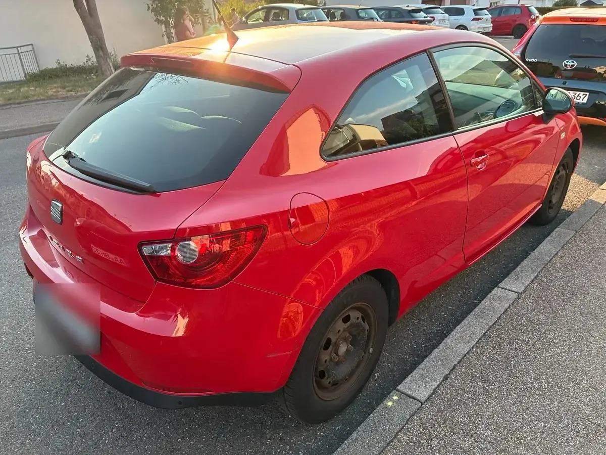 Gebraucht Seat Ibiza 80 PS (58 kW) 2009 Rot Kleinwagen