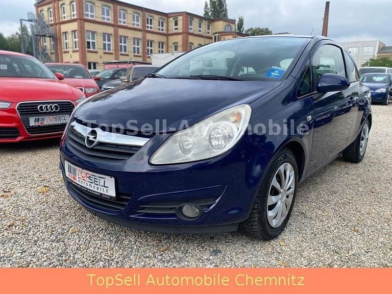 Blau Gebraucht 2008 Opel Corsa Edition Kleinwagen | 1.999 € (Guter Preis) - Bild 1/4