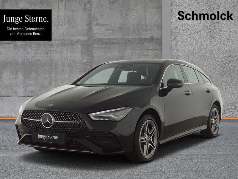 Schwarz Gebraucht 2023 Mercedes CLA250e Shooting Brake AMG Kombi | 36.900 € (Teuer) - Bild 1/4