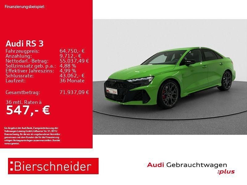Gruen Gebraucht 2025 Audi RS3 Sport Limousine | 64.750 € (Fairer Preis) - Bild 1/3