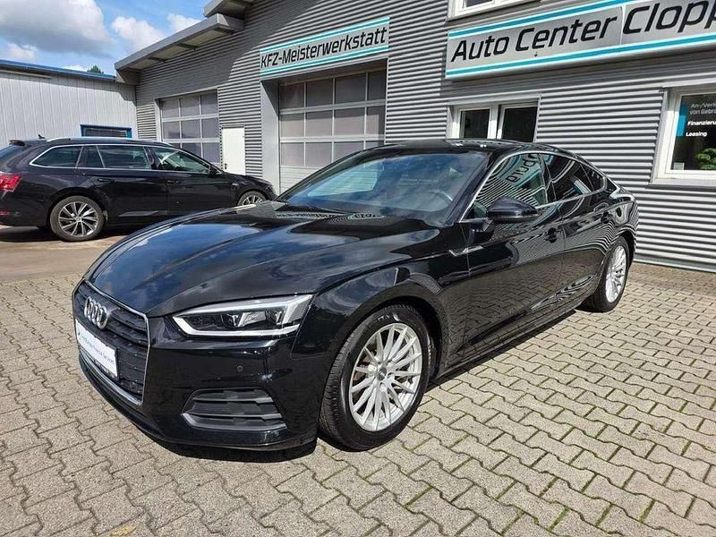 Schwarz Gebraucht 2018 Audi A5 Sportback Design Kleinwagen | 24.900 € - Bild 1/4