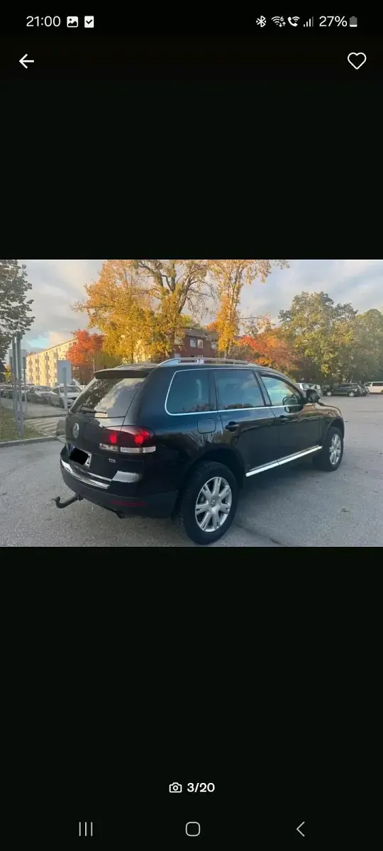 Gebraucht VW Touareg 174 PS (127 kW) 2008 Schwarz SUV