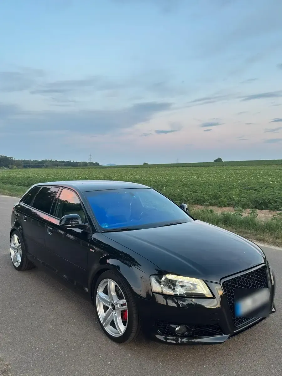 Gebraucht Audi A3 S-Line 125 PS (91 kW) 2008 Schwarz Kleinwagen