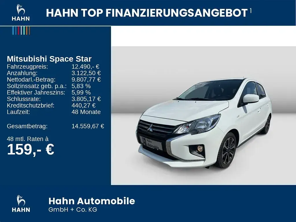 Gebraucht Mitsubishi Space Star Edition 80 PS (58 kW) 2020 Islandweiss (s) Kleinwagen