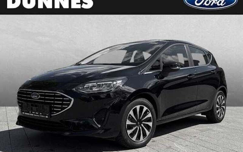 Schwarz Gebraucht 2022 Ford Fiesta Titanium Kleinwagen | 16.990 € (Fairer Preis) - Bild 1/4