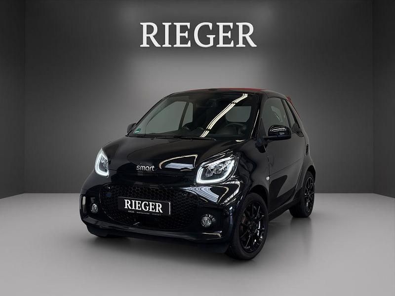 Schwarz Gebraucht 2021 Smart ForTwo Electric Drive Brabus Cabrio | 13.799 € (Guter Preis) - Bild 1/4