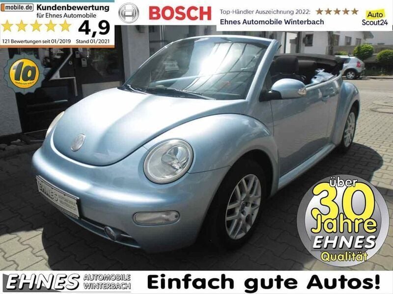 Blau (metallic) Gebraucht 2006 VW Beetle Cabrio | 3.990 € (Fairer Preis) - Bild 1/4