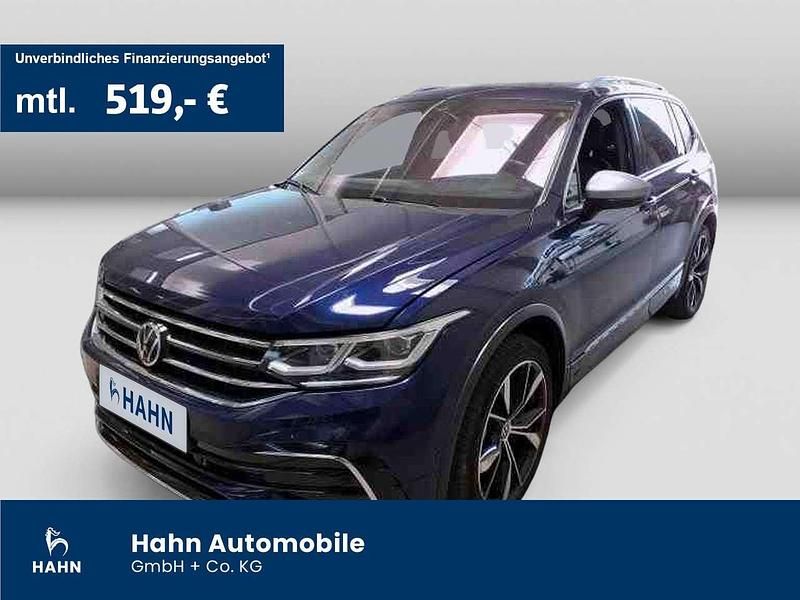Blau Gebraucht 2022 VW Tiguan Allspace R-line SUV | 41.630 € (Teuer) - Bild 1/3
